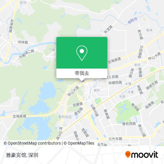 雅豪宾馆地图