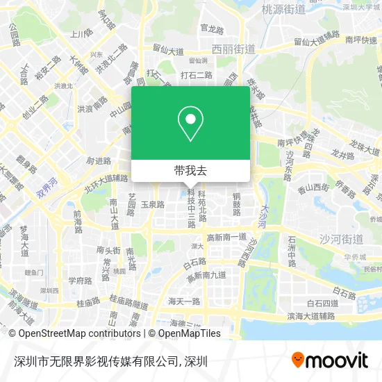 深圳市无限界影视传媒有限公司地图