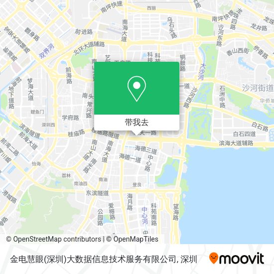 金电慧眼(深圳)大数据信息技术服务有限公司地图
