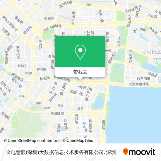 金电慧眼(深圳)大数据信息技术服务有限公司地图