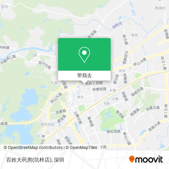百姓大药房(坑梓店)地图