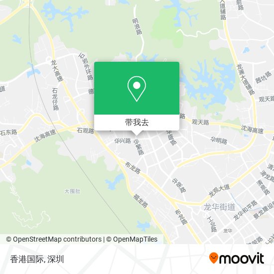 香港国际地图