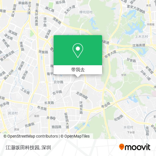 江灏坂田科技园地图