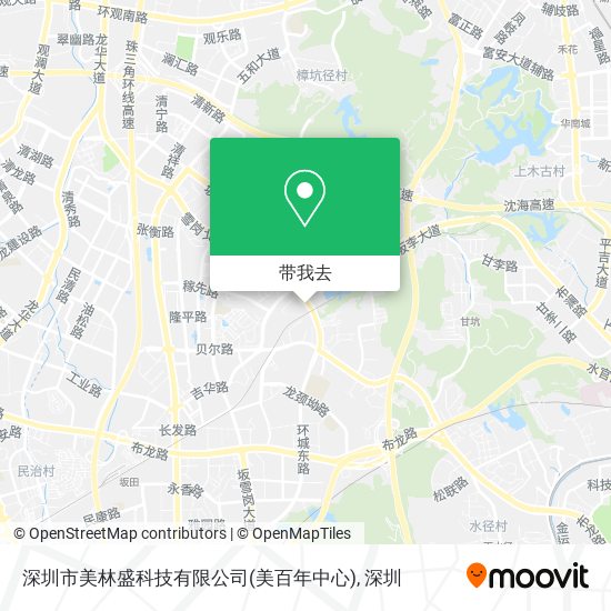 深圳市美林盛科技有限公司(美百年中心)地图