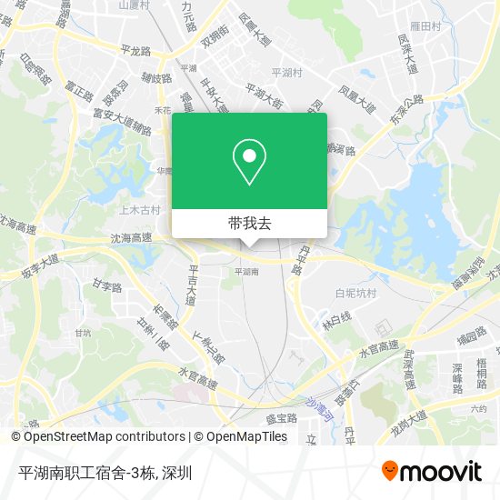 平湖南职工宿舍-3栋地图