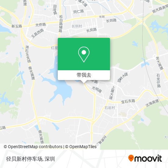 径贝新村停车场地图