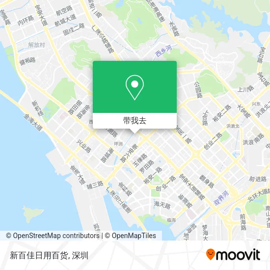 新百佳日用百货地图