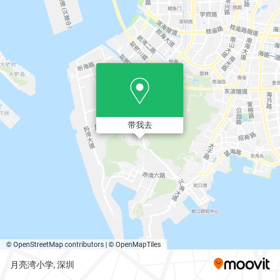 月亮湾小学地图