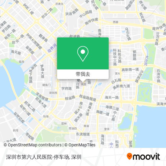 深圳市第六人民医院-停车场地图