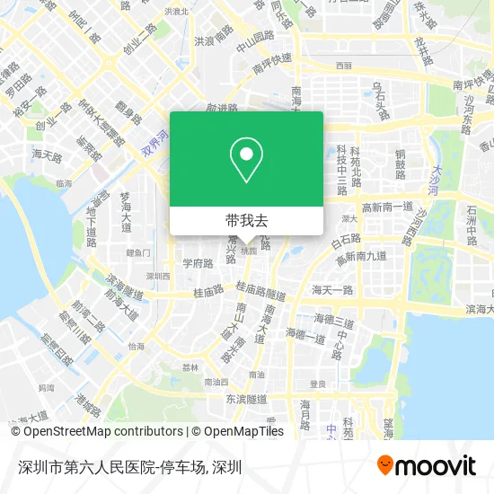 深圳市第六人民医院-停车场地图