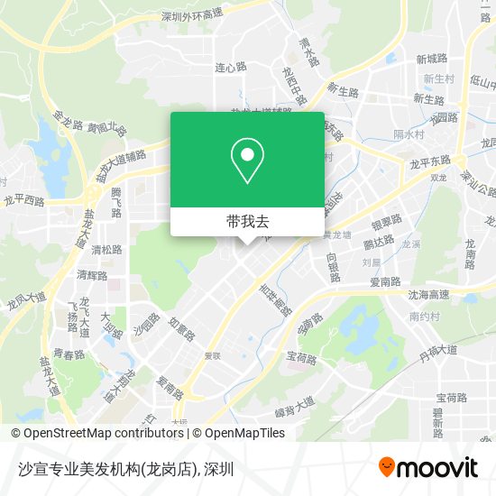 沙宣专业美发机构(龙岗店)地图