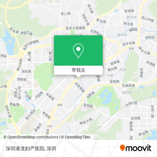 深圳港龙妇产医院地图