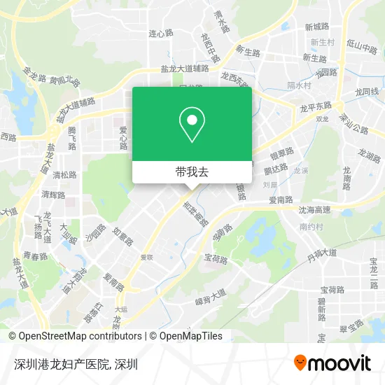 深圳港龙妇产医院地图