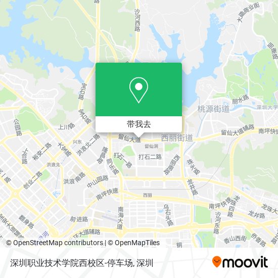 深圳职业技术学院西校区-停车场地图