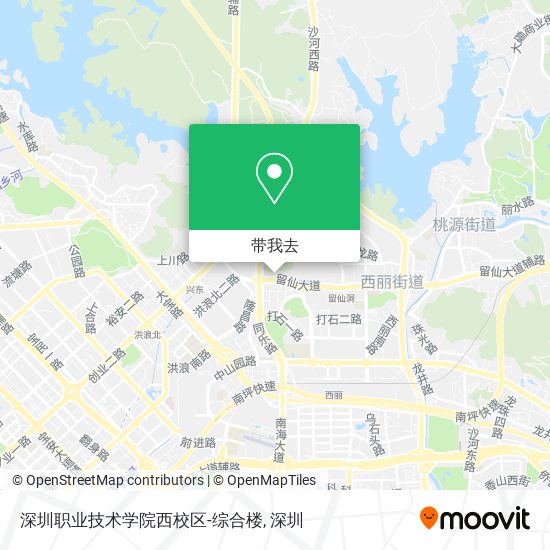 深圳职业技术学院西校区-综合楼地图