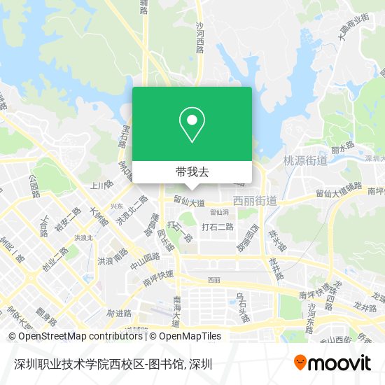 深圳职业技术学院西校区-图书馆地图