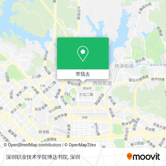深圳职业技术学院博达书院地图