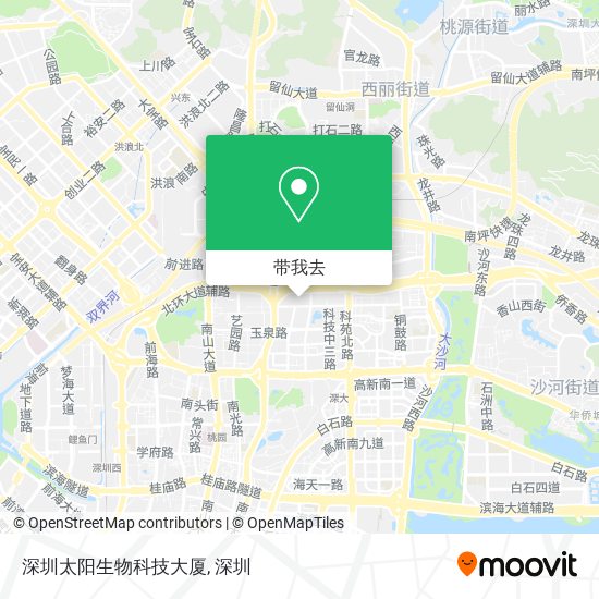 深圳太阳生物科技大厦地图