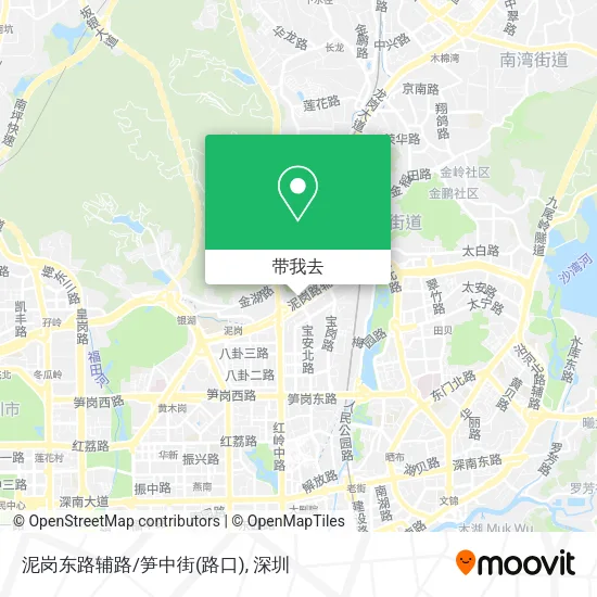 泥岗东路辅路/笋中街(路口)地图