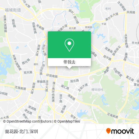 懿花园-北门地图