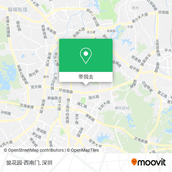 懿花园-西南门地图