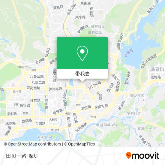 田贝一路地图