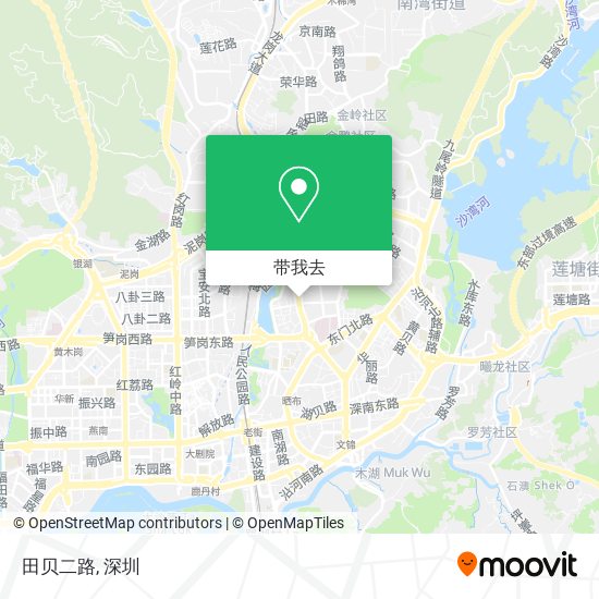 田贝二路地图