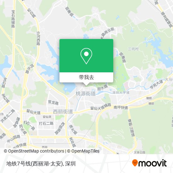 地铁7号线(西丽湖-太安)地图