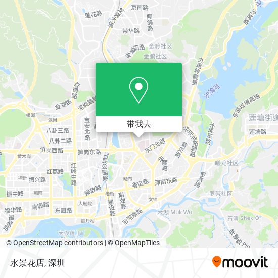 水景花店地图