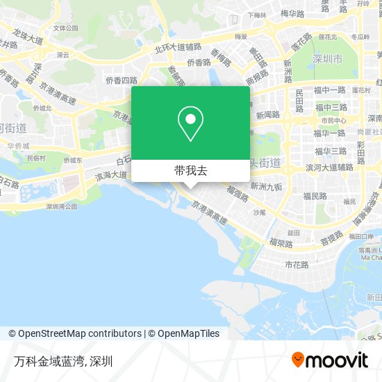 万科金域蓝湾地图