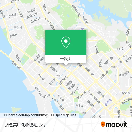 指色美甲化妆睫毛地图