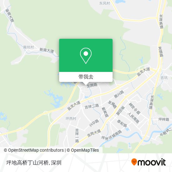坪地高桥丁山河桥地图