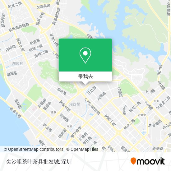 尖沙咀茶叶茶具批发城地图