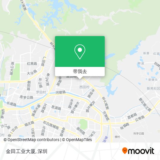 金田工业大厦地图