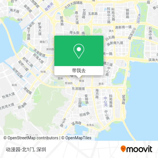 动漫园-北1门地图