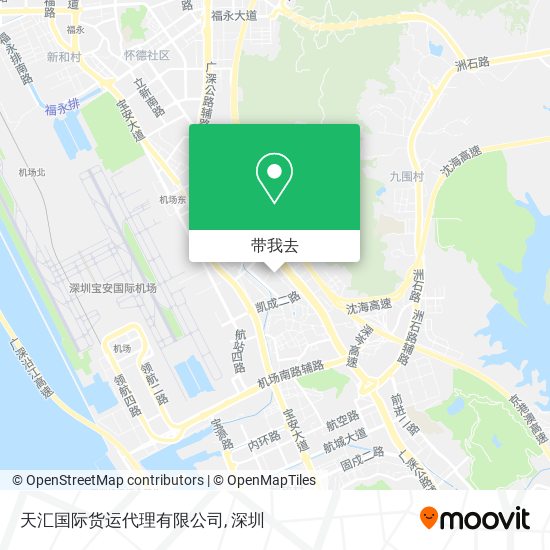 天汇国际货运代理有限公司地图