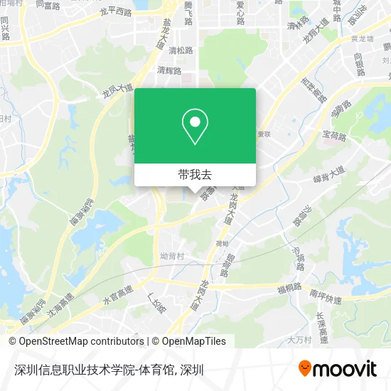 深圳信息职业技术学院-体育馆地图
