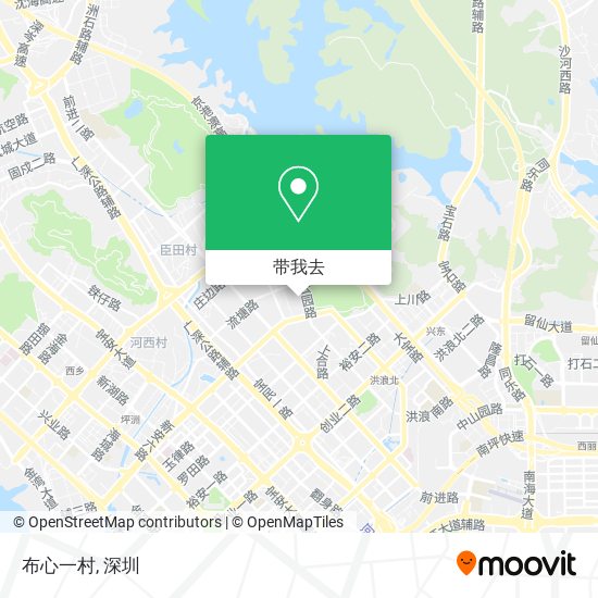 布心一村地图