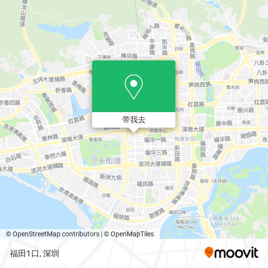 福田1口地图