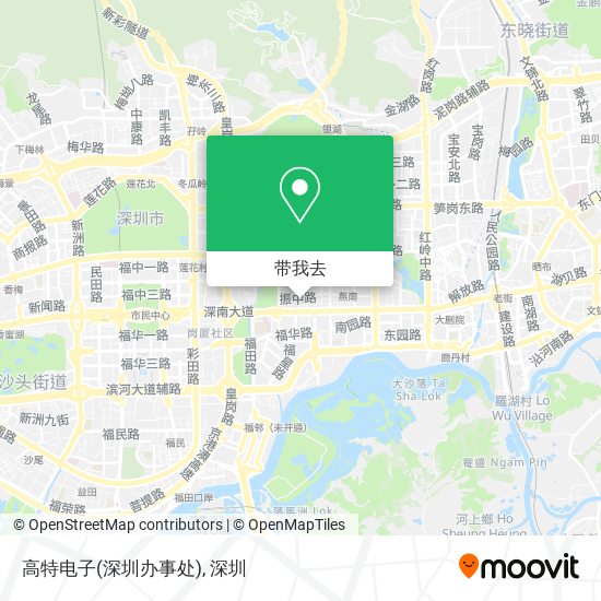 高特电子(深圳办事处)地图