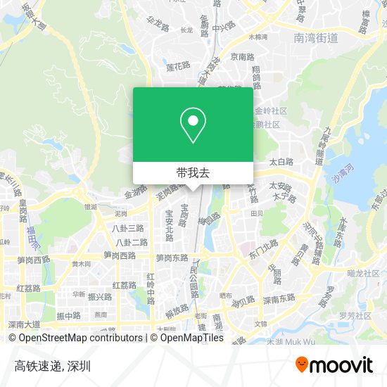 高铁速递地图