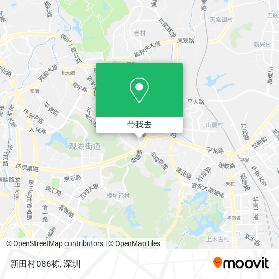 新田村086栋地图