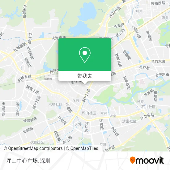 坪山中心广场地图