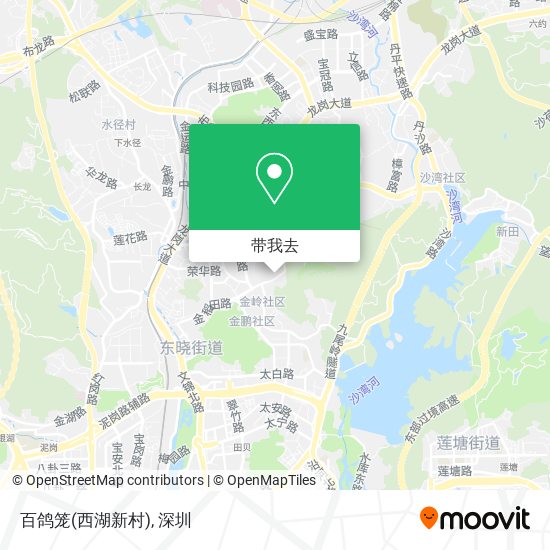 百鸽笼(西湖新村)地图