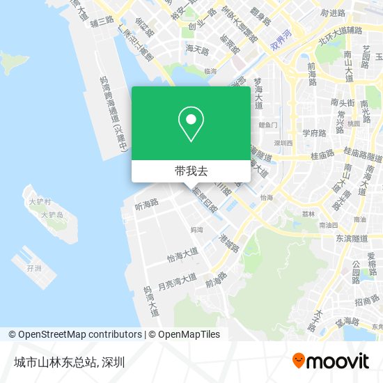 城市山林东总站地图