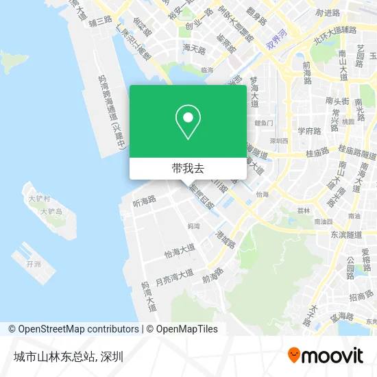 城市山林东总站地图