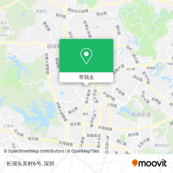 长湖头东村6号地图