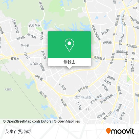 英泰百货地图