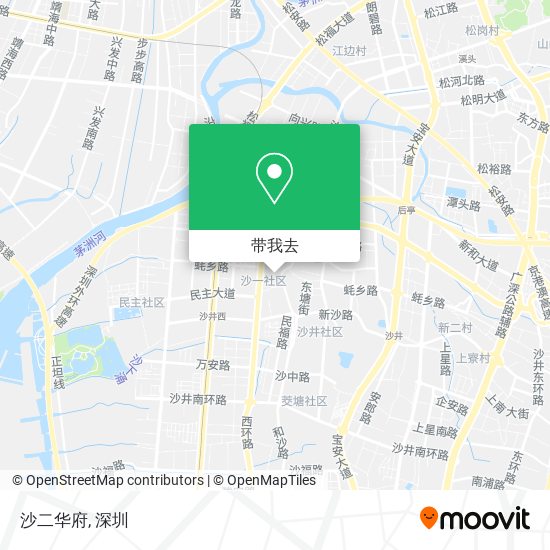 沙二华府地图