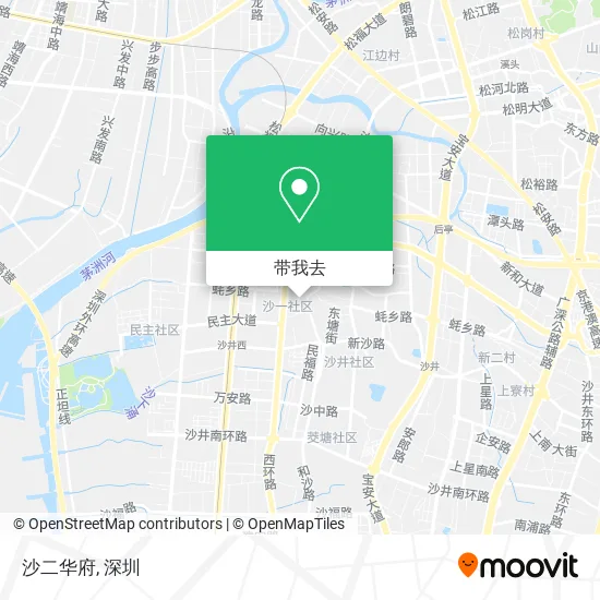 沙二华府地图